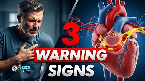 3 Warning Signs Of A Heart Attack || Warning signs of heart attack