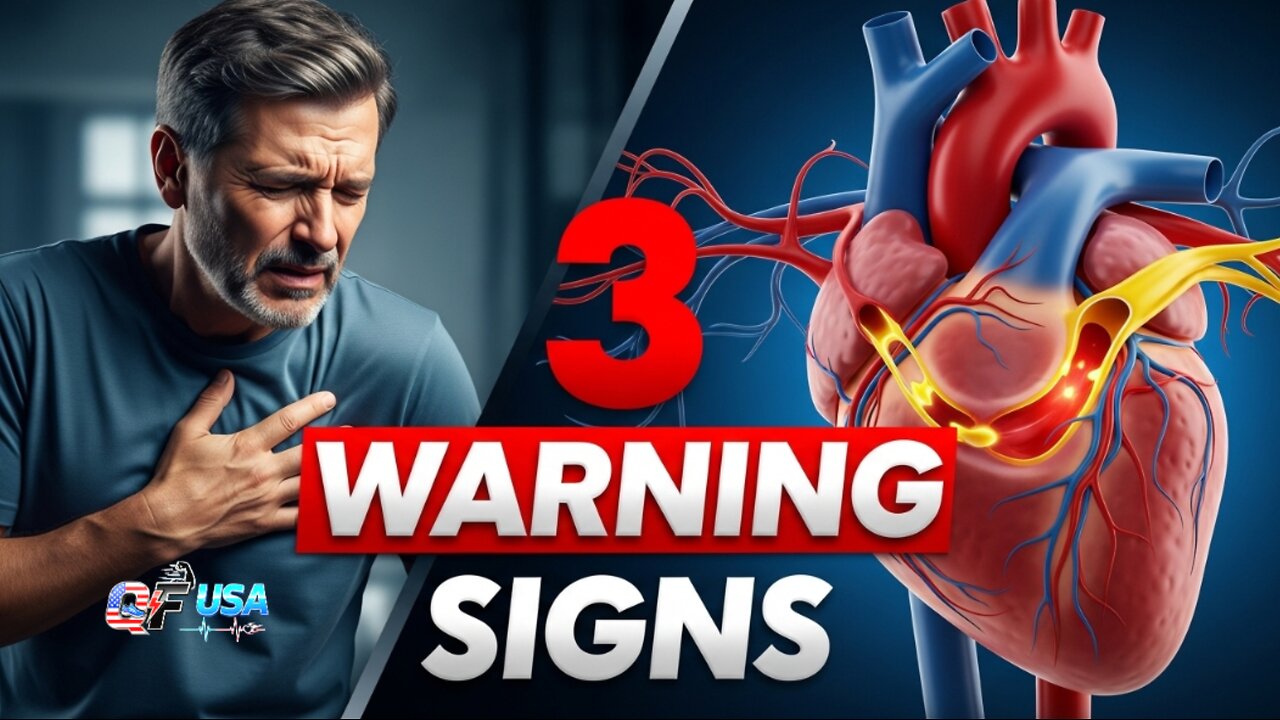 3 Warning Signs Of A Heart Attack || Warning signs of heart attack
