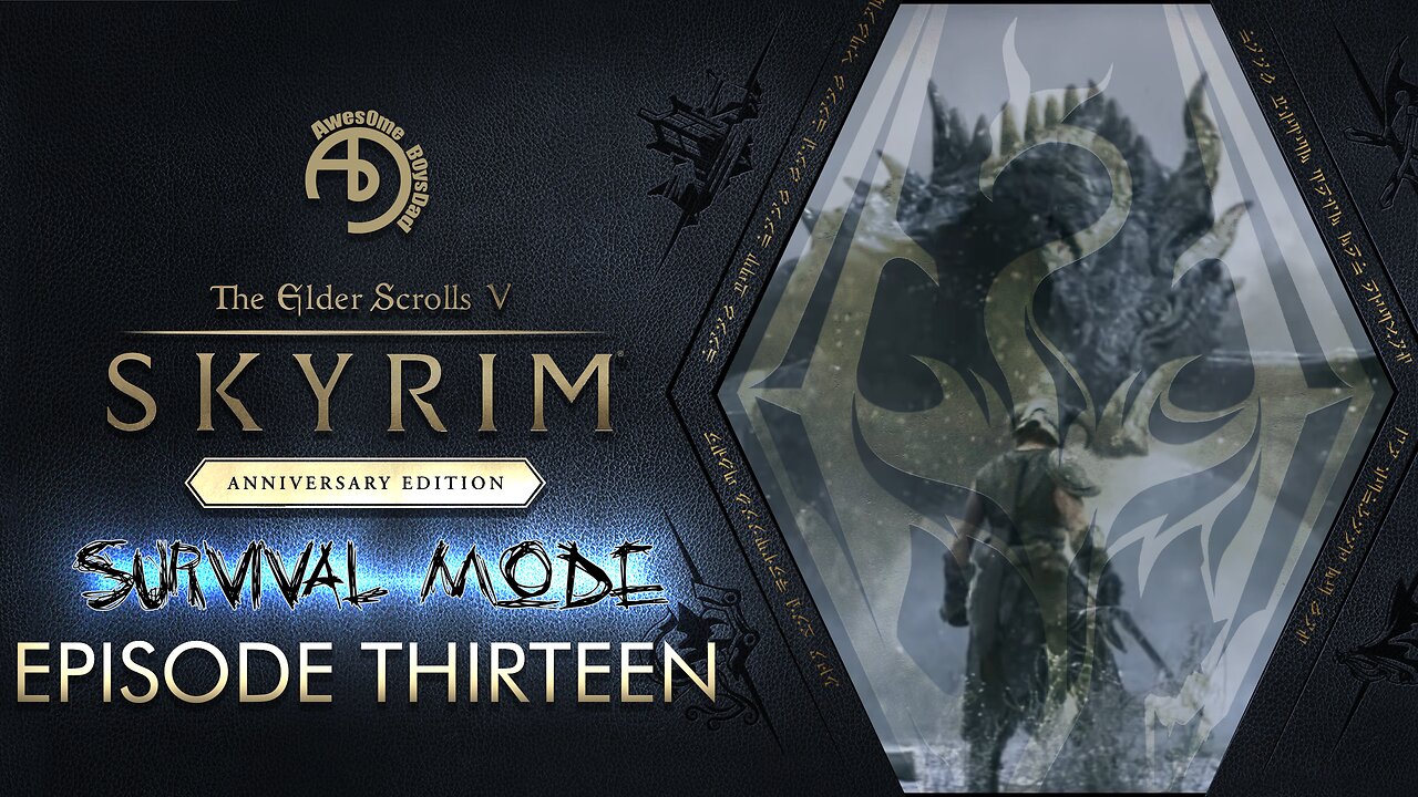 Skyrim AE | EP 13 | Survival Mode | 2k | The Dawnguard Quest Pt1