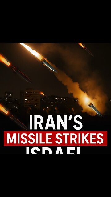Iranian Missiles Raining Down Upon The Zionist Israelis