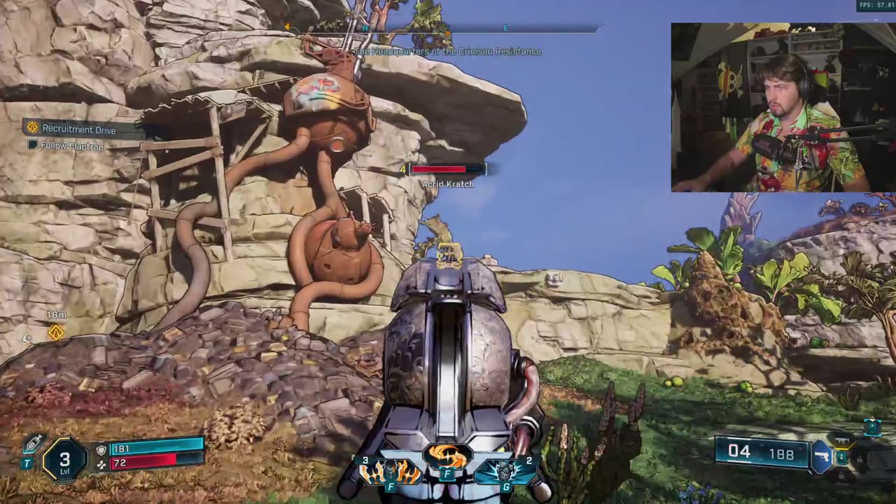 Amon the Forgeknight goes on a stroll through the Borderlands