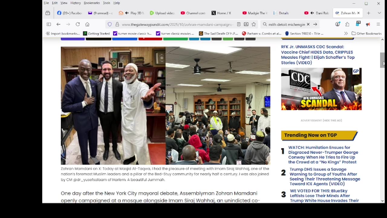 Zohran Mamdani Campaigns with Imam Tied to 1993 World Trade Center Bombing