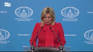 LIVE: Wöchentliche Pressekonferenz von Maria Sacharowa