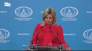 LIVE: Wöchentliche Pressekonferenz von Maria Sacharowa