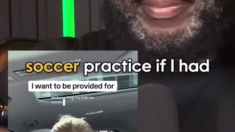 She's tired of working, wants to be provided for