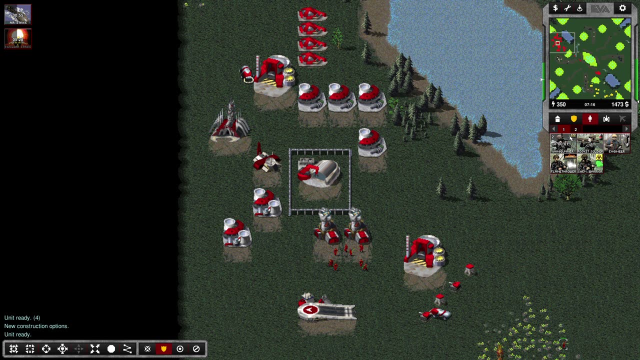 OpenRA - Tiberian Dawn NOD Vs GDI 1v1 Hal 9001 AI Opponent