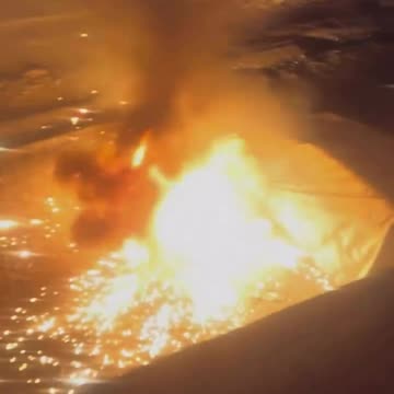 Ongoing bombardment with incendiary bombs targeting homes and tents