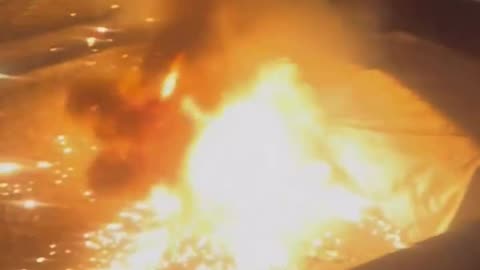 Ongoing bombardment with incendiary bombs targeting homes and tents