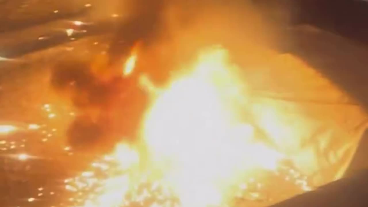 Ongoing bombardment with incendiary bombs targeting homes and tents