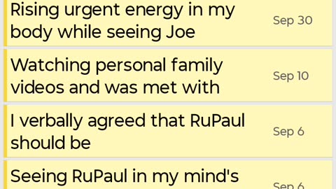Screen Recording of Prophetic Message I Wrote in Note App