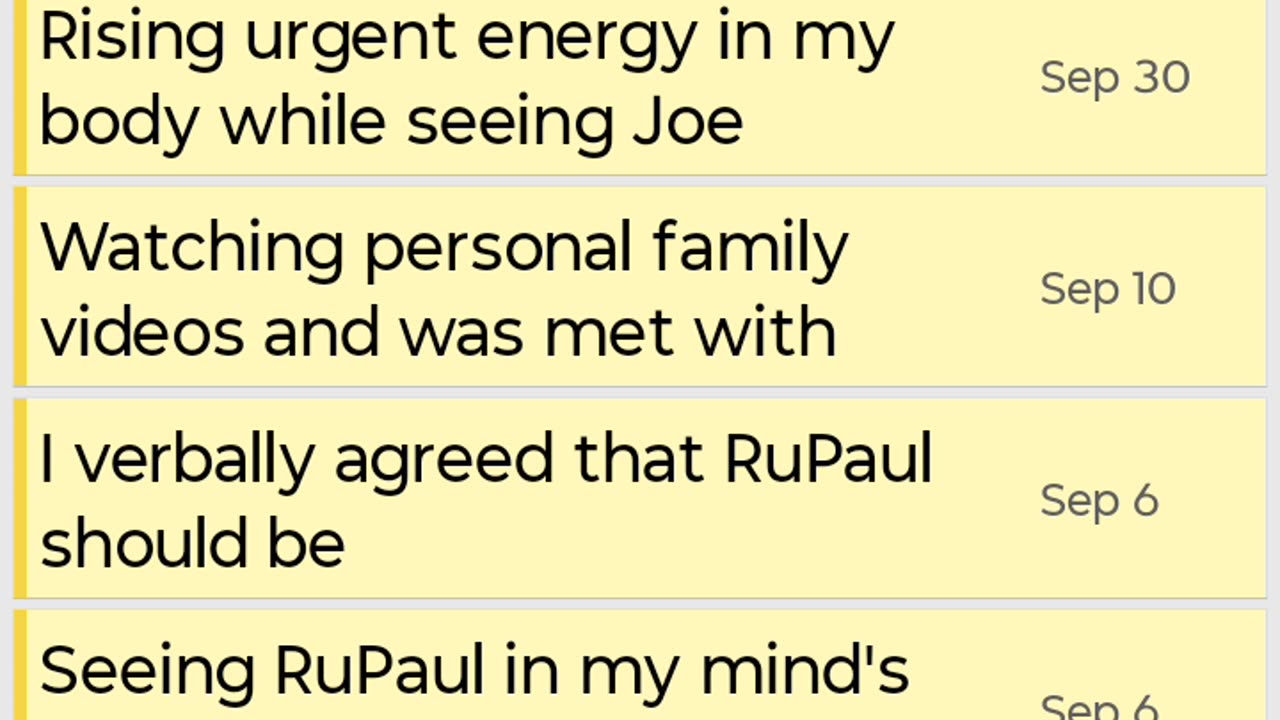 Screen Recording of Prophetic Message I Wrote in Note App