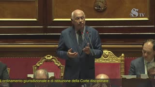 🔴 Replica del Ministro Carlo Nordio in discussione, al Senato, del DDL "Separazione delle Carriere"