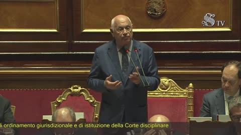 🔴 Replica del Ministro Carlo Nordio in discussione, al Senato, del DDL "Separazione delle Carriere"