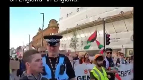 British Patriot Arrested For Chanting Come On England in England
