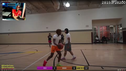 Reacting to Plaqueboymax vs Rakai 1v1 Basketball!