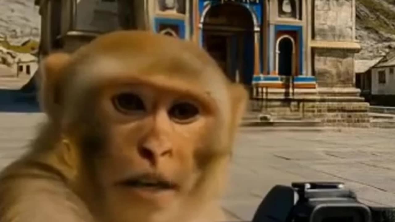 Monkey vlog video