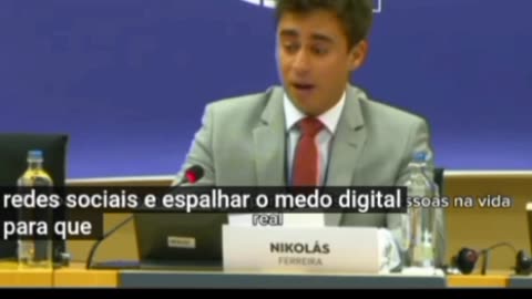 DISCURSO FORTE DE NIKOLAS NO PARLAMENTO EUROPEU