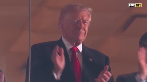 President Trump at the Washington Commanders game