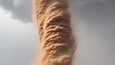 Amazing: Massive Desert Tornado #hurricane #weather #tropicalcyclone #storm #to