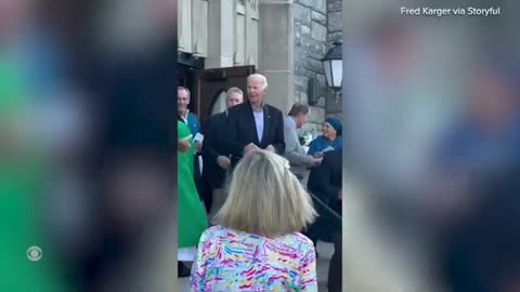 Joe Biden spotted with scar after skin cancer surgery