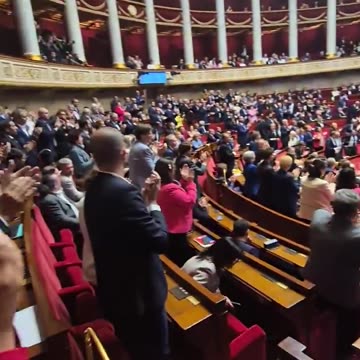 The French Parliament applauded itself after voting for laws for killing disabled people.