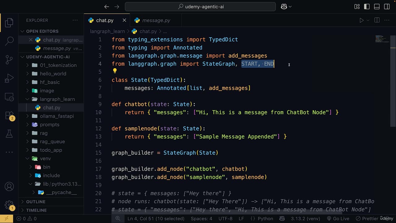 24.6 -Connecting Nodes with Edges – Designing Complex AI Graph