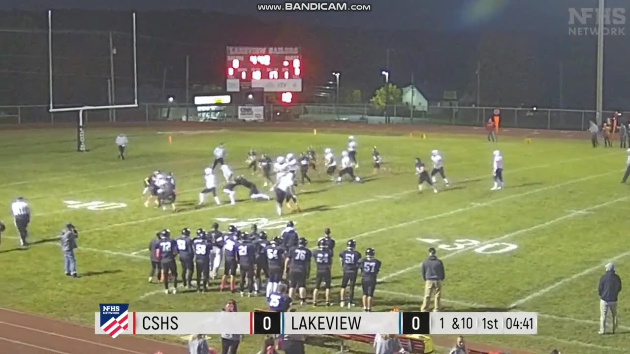 OCTOBER 18 2024 HIGH SCHOOL FOOTBALL: LAKEVIEW VS CAMBRIDGE SPRINGS PART 2