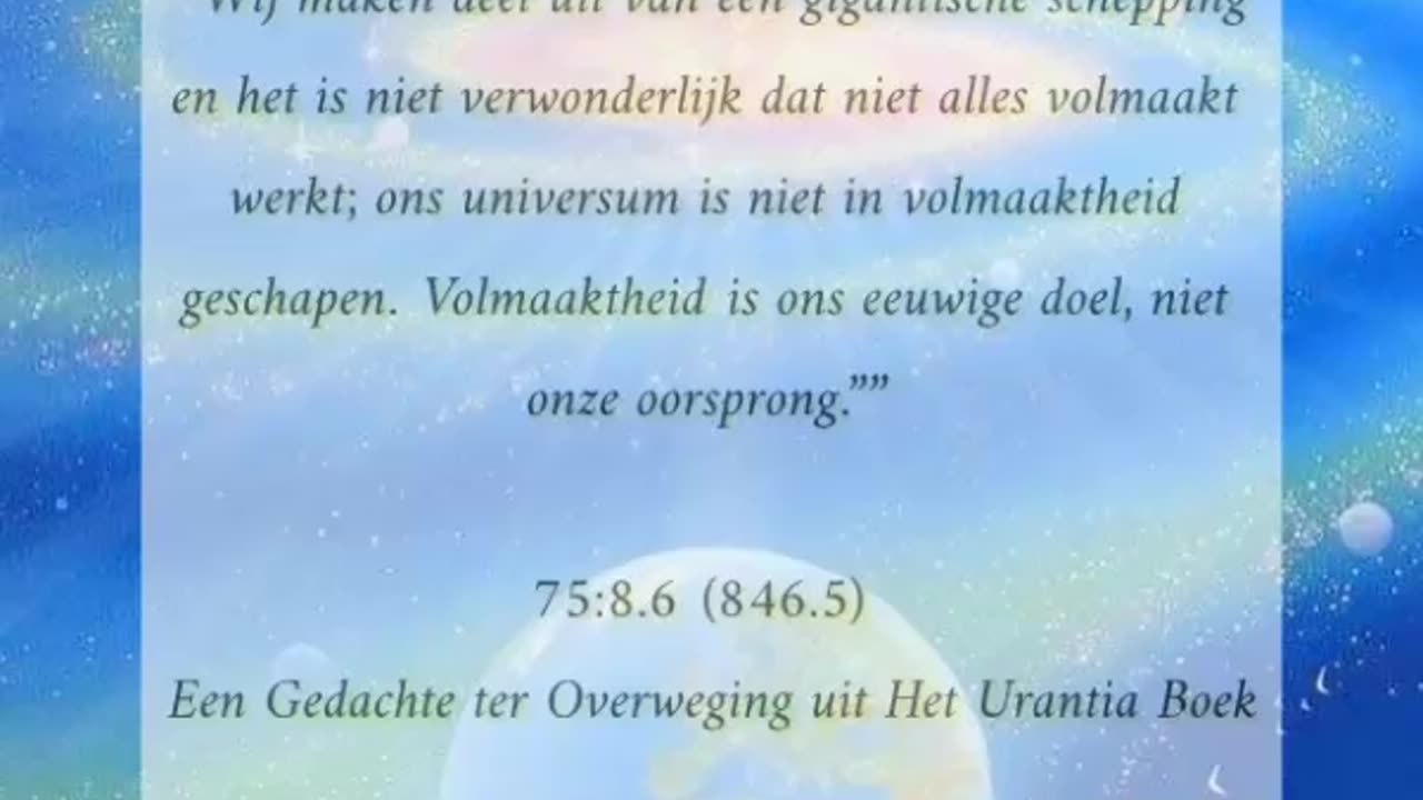 Perfectie Is Het Doel