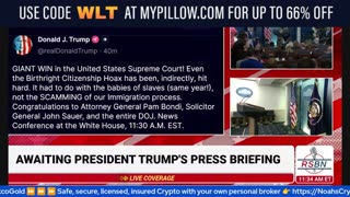 🟢 WATCH LIVE: President Trump Presser After MASSIVE SCOTUS Win on Rogue Judges!