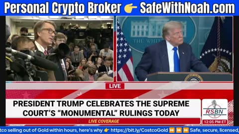 🟢 WATCH LIVE: President Trump Presser After MASSIVE SCOTUS Win on Rogue Judges!