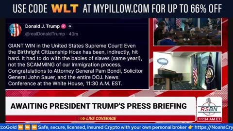 🟢 WATCH LIVE: President Trump Presser After MASSIVE SCOTUS Win on Rogue Judges!