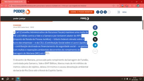 Vale e Samarco multadas em R$ 1,9 bi por usar tragédia de Mariana.mp4