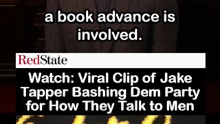 CNN's Jake Tapper Bashes Dem Party for How They Talk to Men