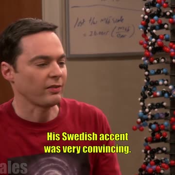 Sheldon: His Swedish accent was... | The Big Bang Theory #tbbt
