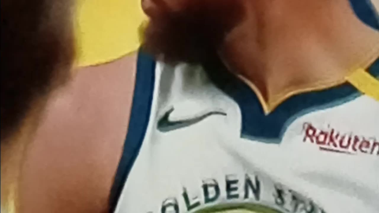 Chef curry drains 3 as he gets fouled