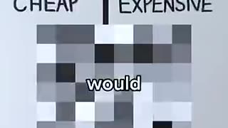Shocking: Drawing, But Cheap VS Expensive… (#shorts)