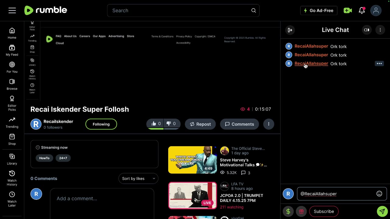 Recai Iskender Super Follosh