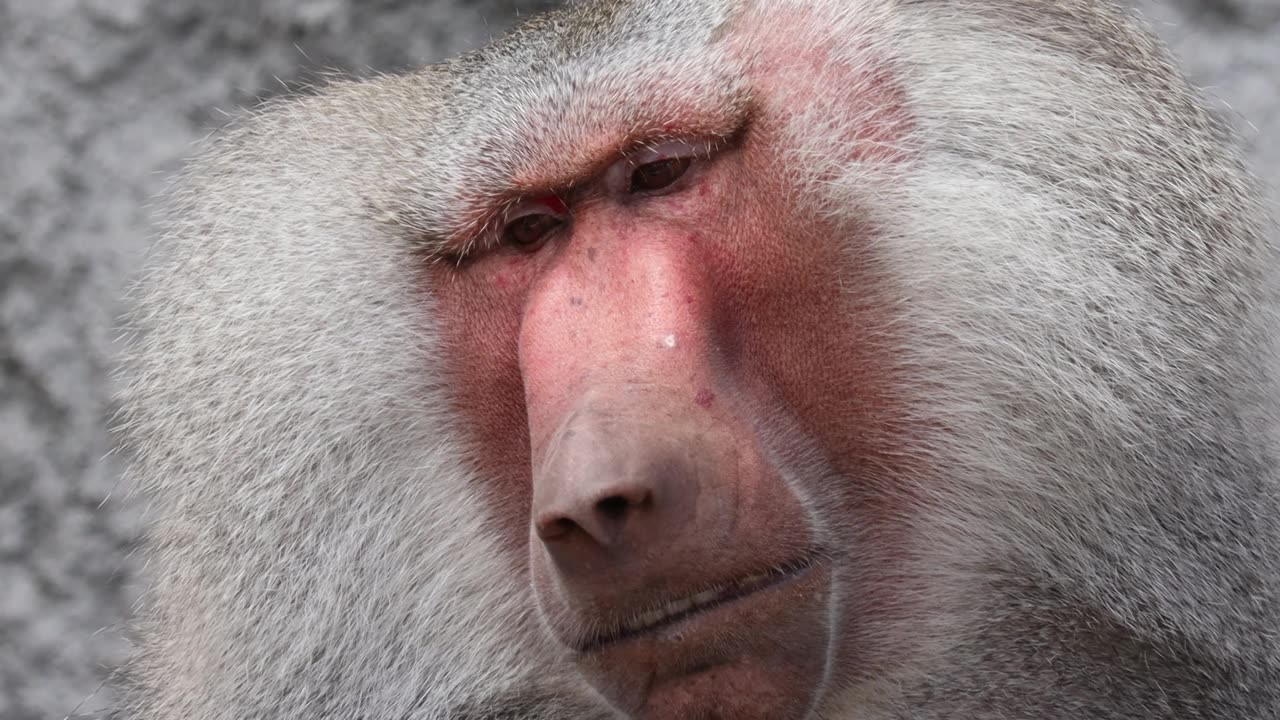 Caught on Camera! This Baboon's Expression is Priceless! 🐒😲