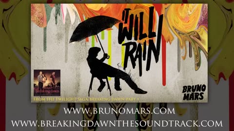 BRUNO MARS - it will rain (officail music video)