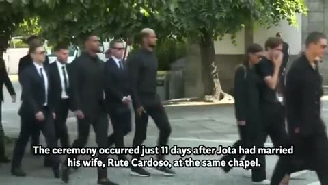 Diogo Jota funeral: Teammates join mourners at service in Portugal