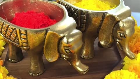 🎨 Stunning Colourful Elephant Décor | Multipurpose Home & Gift Idea! 🐘