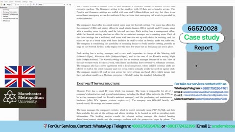 Student Work (Case Study) | 6G5Z0028 Case Study Report Software Development Processes | MMU UK