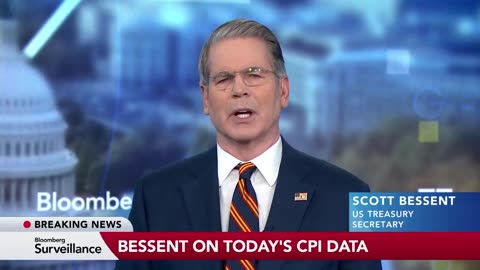 BESSENT says after today's inflation report, "One thing that Wall Street, economists got wrong