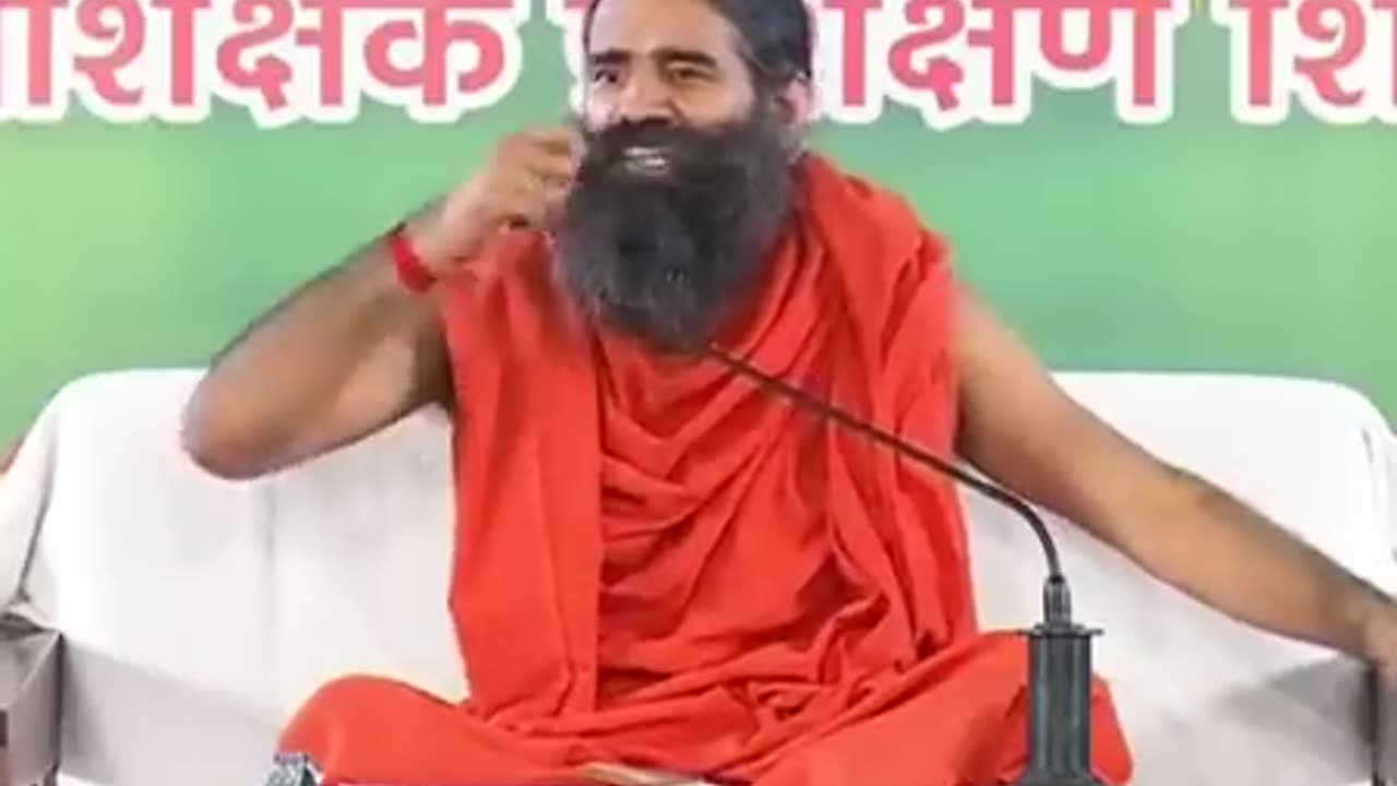 Right way to eat food by Baba Ramdev