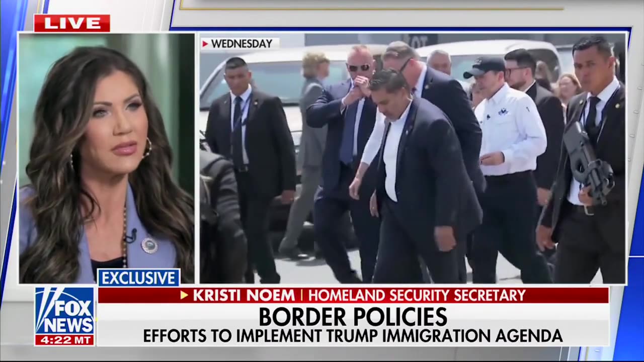 Kristi Noem Says Photo Of Her In El Salvador Prison Meant To Send Message