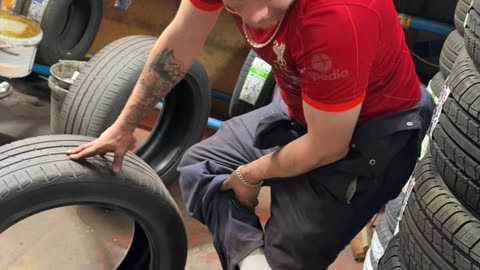 New Guy Puts Shoes in Sticky Tires