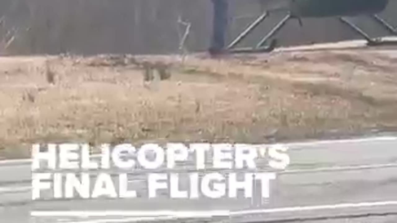 Helicopter videoed minutes before fatal crash
