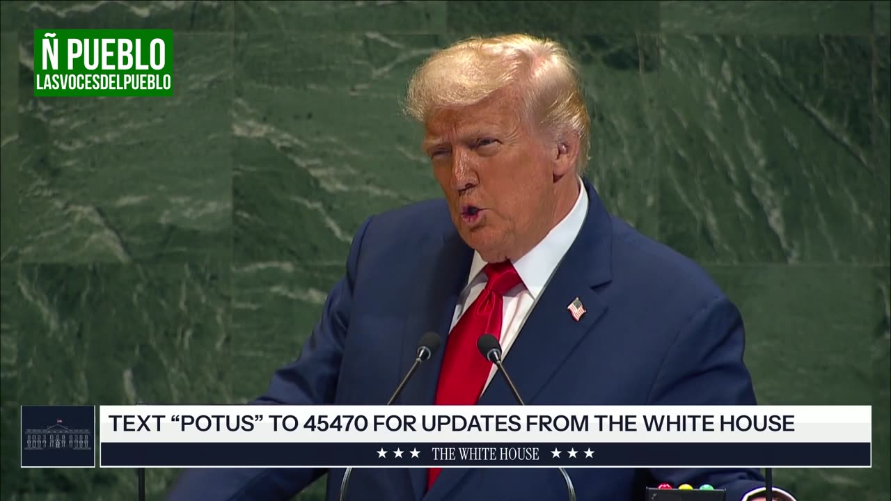 Discurso de Trump ante la 80ª Sesión de la Asamblea de Naciones Unidas