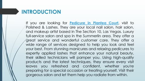 If you are looking for Pedicure in Plantea Court