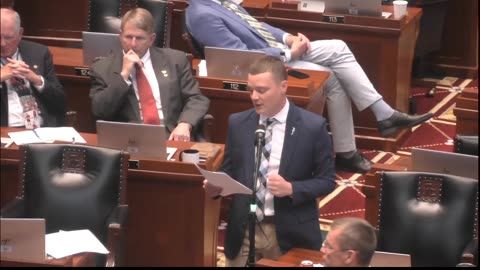 Representative Bryant Wolfin on SB 3 just before the House votes to approve it